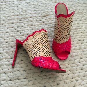 Nicholas kirkwood pink and nude heels